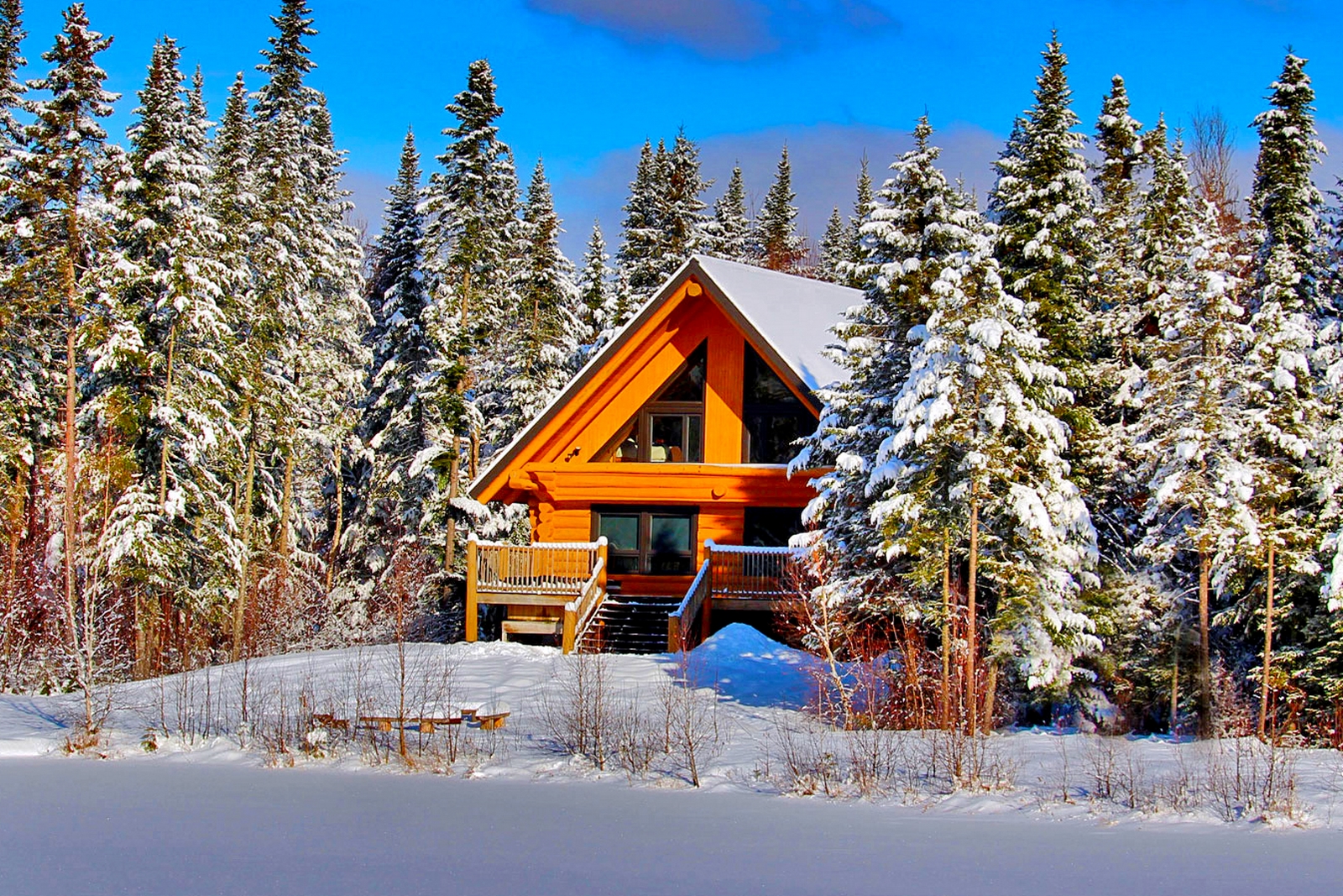 Au Chalet en Bois Rond