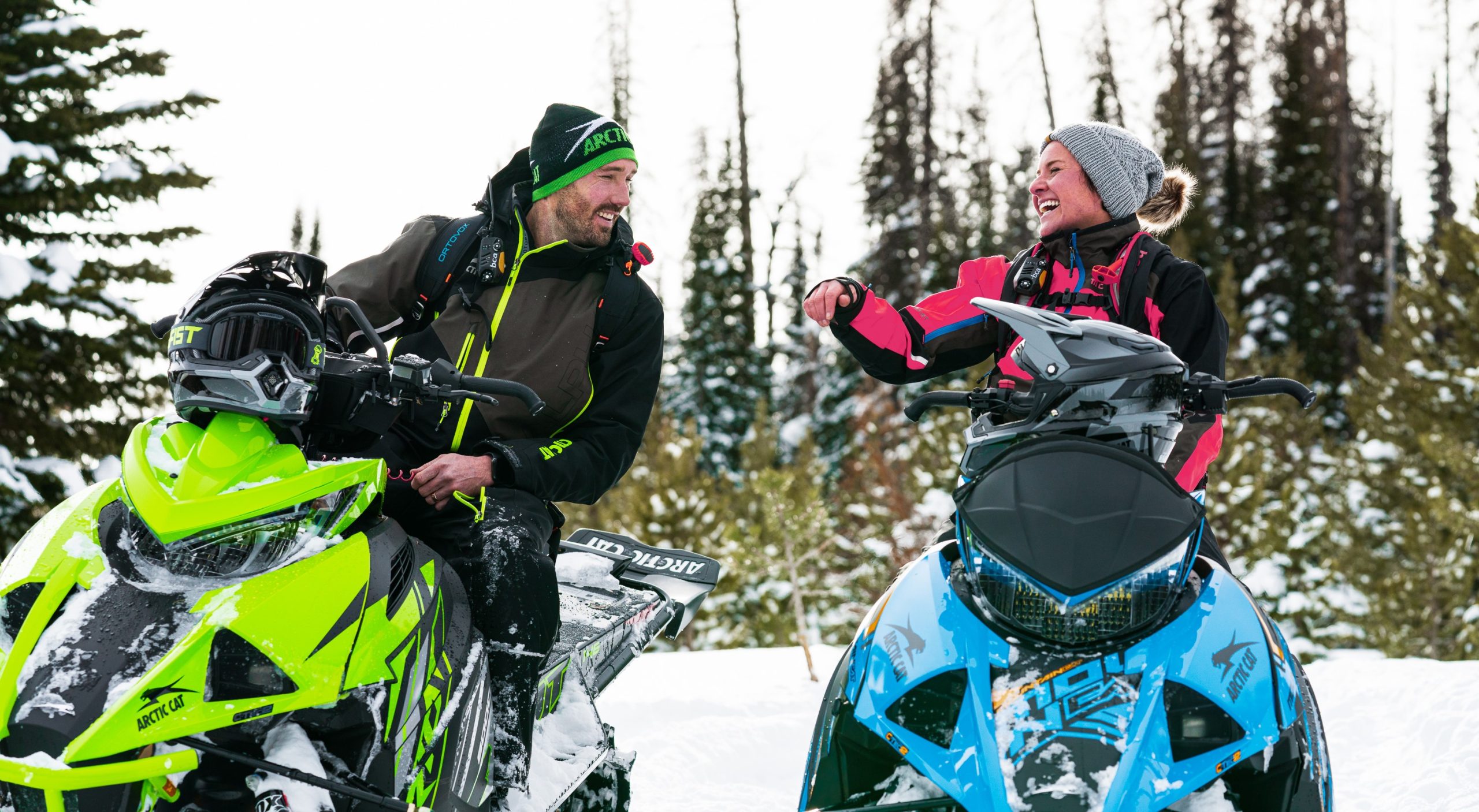Snowmobiling: a happiness creator!