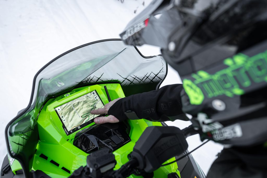 new gps function on arctic cat 2025 models, in collaboration with garmin