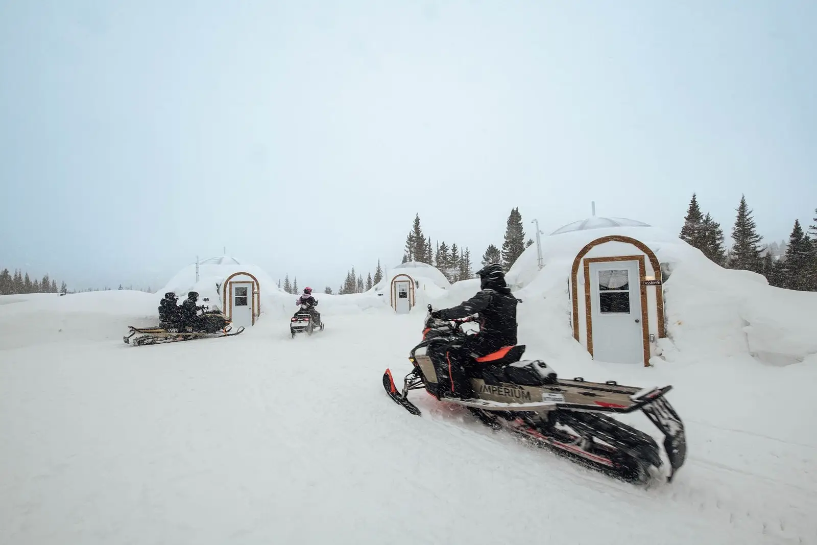 Imago Village © Tourisme Saguenay–Lac-Saint-Jean/Canopée