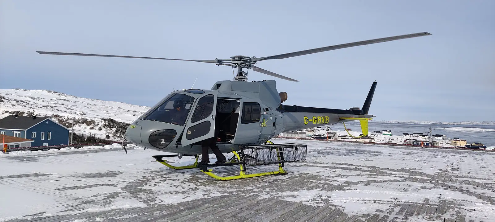 Héliport de Harrington Harbour.