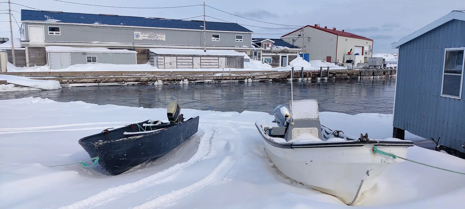 port de harrington harbour en basse-côte-nord.