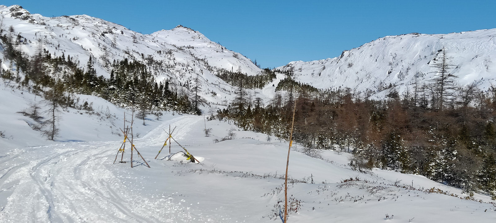 Une grande variété de paysage mais toujours bien signalé