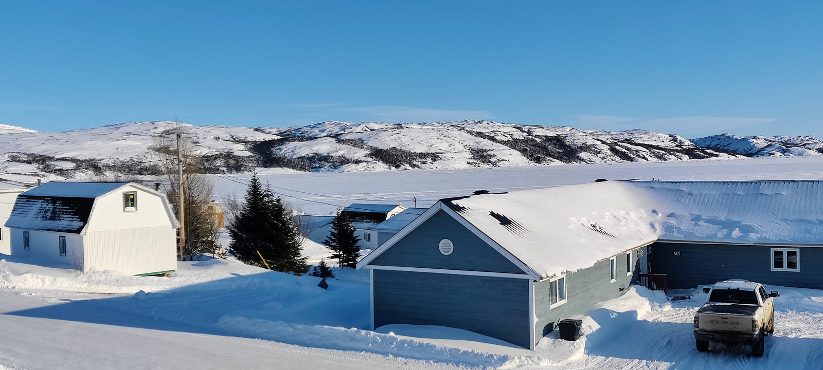 Vue de ma chambre au Whiteley Inn