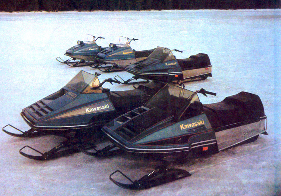 Les fabricants de motoneige disparus – Kawasaki