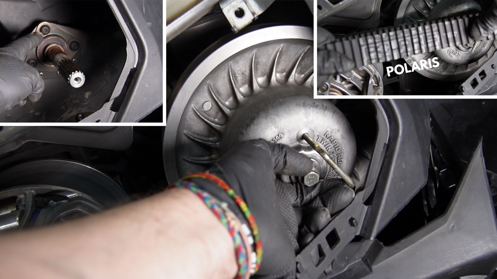 Remplacement de la chenille Polaris Matryx RMK Khaos SLASH 9R