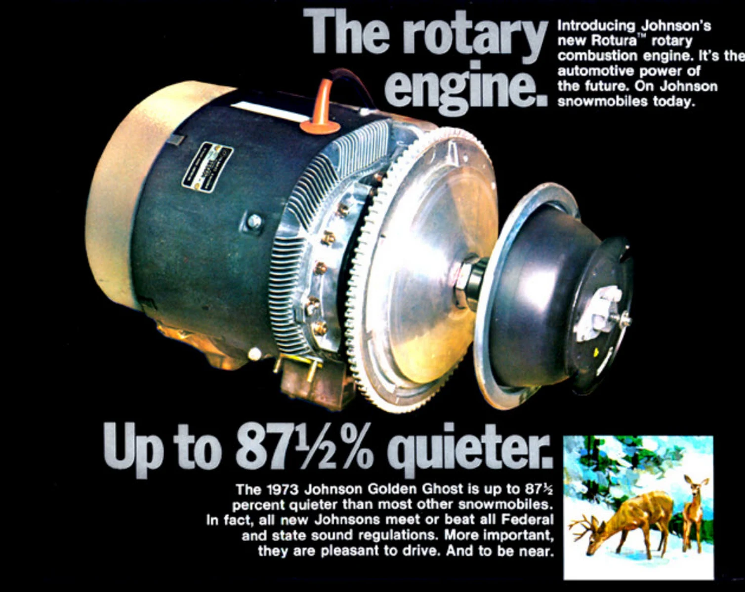 Quand la motoneige osait tout - Le moteur rotatif OMC