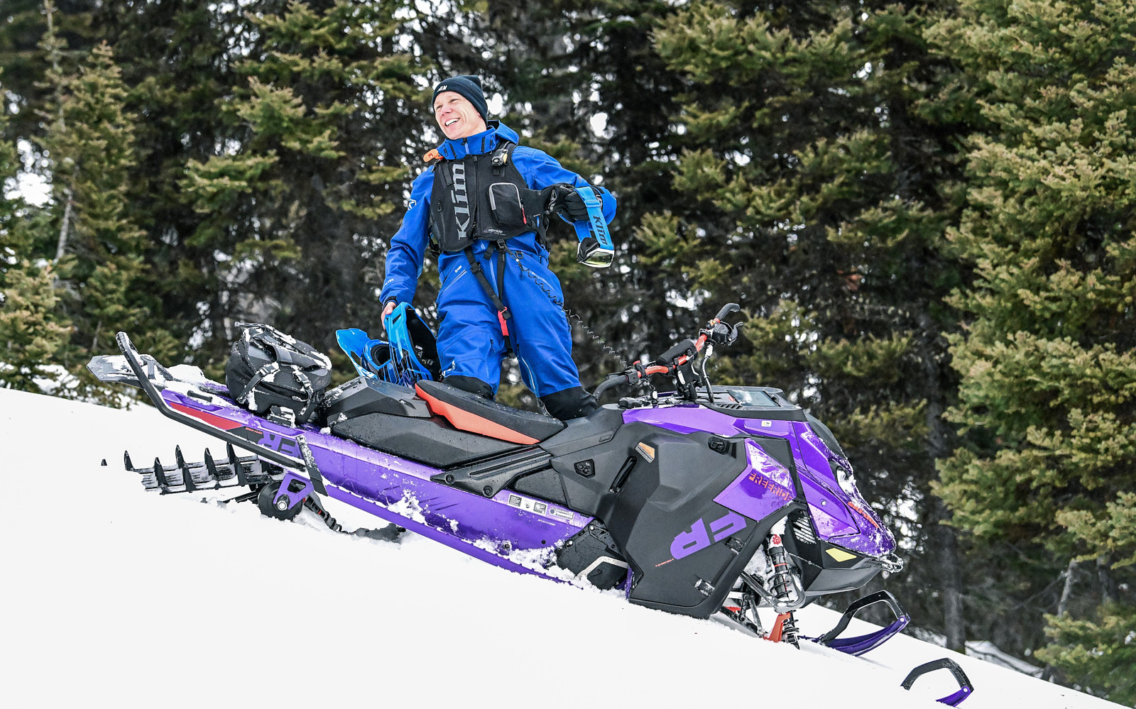 Le Freeride 2027 en action, en montagne.