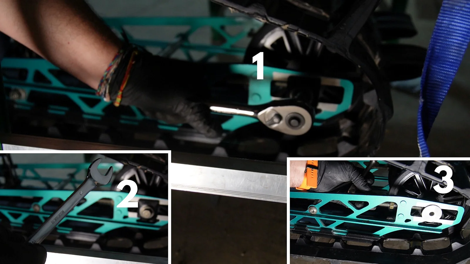 Remplacement de la chenille Polaris Matryx RMK Khaos SLASH 9R