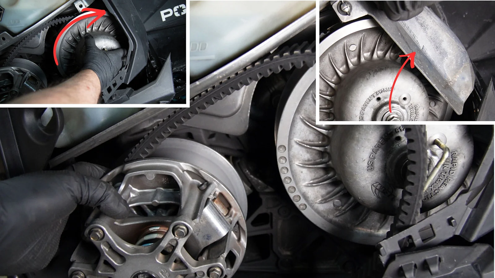 Remplacement de la chenille Polaris Matryx RMK Khaos SLASH 9R