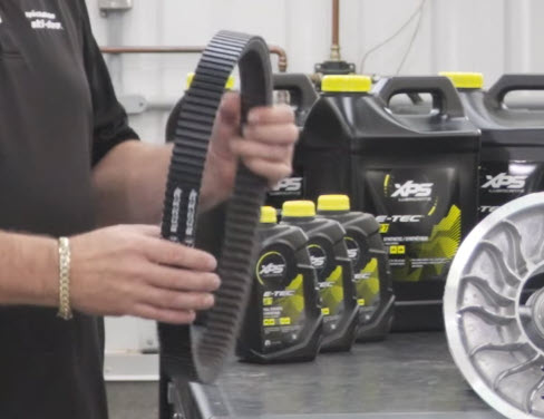 L’état de la courroie