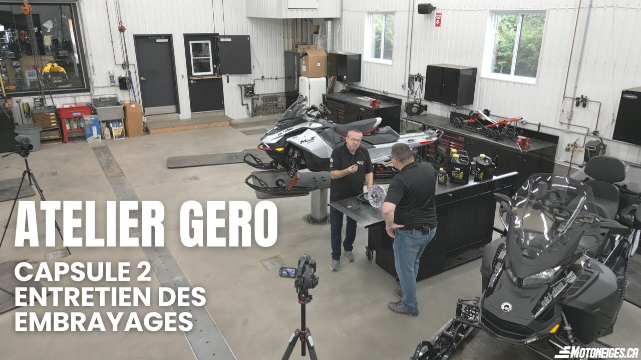 Entretien des embrayages de motoneige