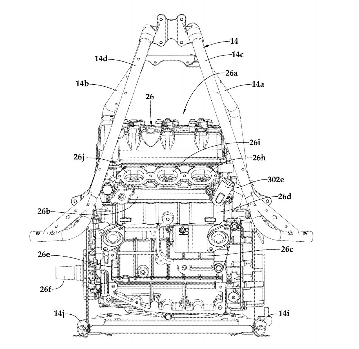 Catalyst et moteur 4 temps turbo