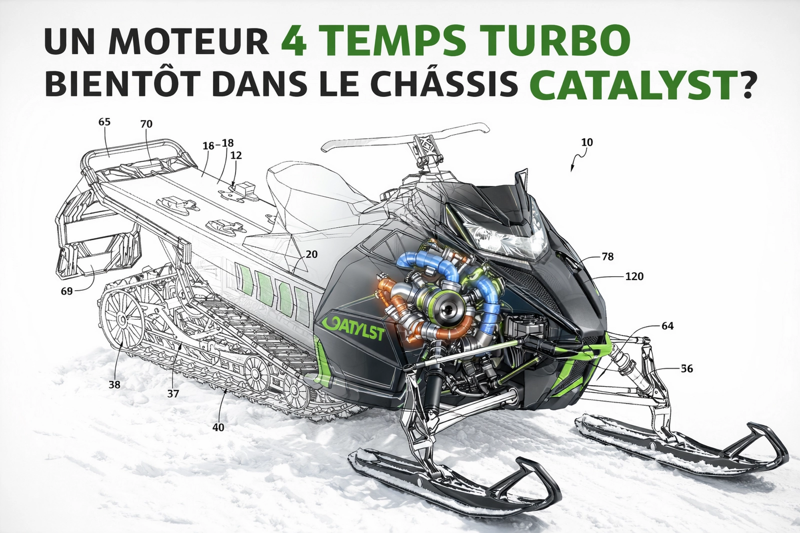 Et si Arctic Cat préparait un moteur 4 temps turbo pour le Catalyst